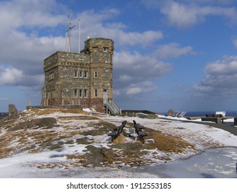 Signal Hill Cabot Tower In Winter