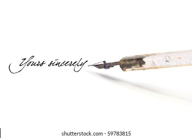 899 Sincerely yours Images, Stock Photos & Vectors | Shutterstock