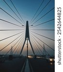 The Signature Bridge in Delhi, inaugurated in 2018, stands as India’s first asymmetrical cable-stayed bridge and an architectural marvel. Stretching over the Yamuna River.