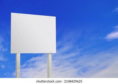 Signboard mockup , outdoor sign ,Background illustration
