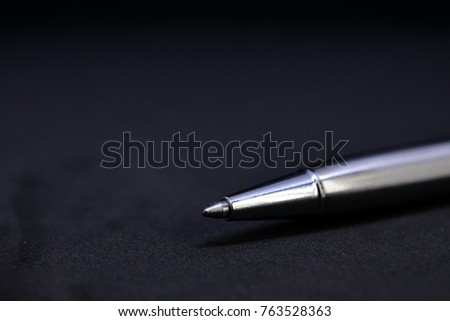 Signed pen background
