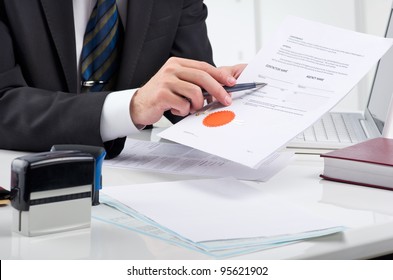 Signing contract