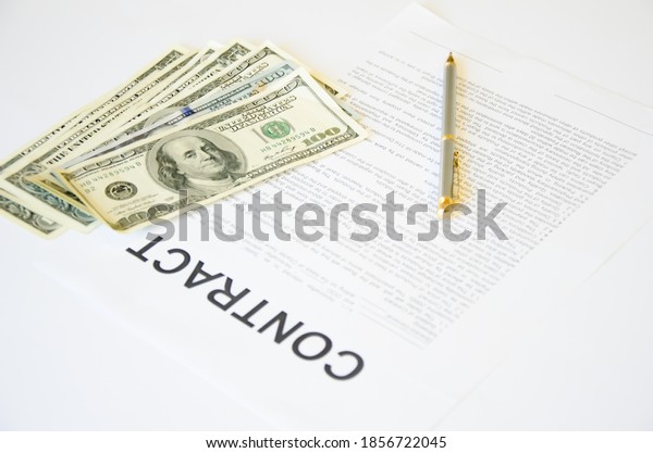signing a contract. getting money\
for a deal. apartment purchase. buying a car. High quality\
photo
