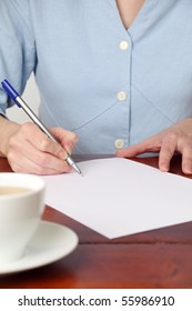 Signing an empty document