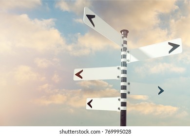 Signpost, road, sign. - Shutterstock ID 769995028