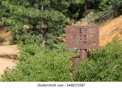 Signs Directing Visitors At Cheyenne Mountain