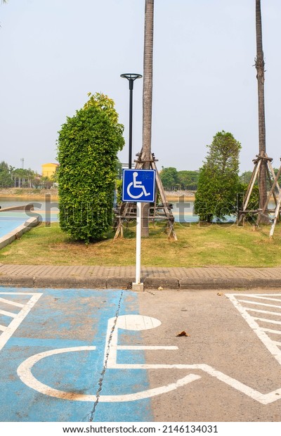 Signs and parking for people with disabilities\
in public places\
