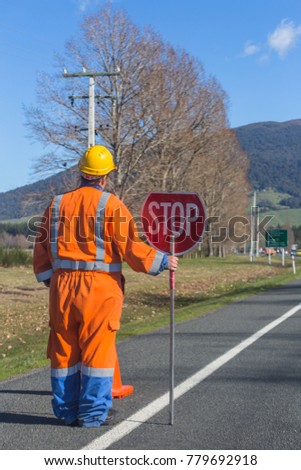 signs repairs road worker stock photo edit now 779692918 road worker signs