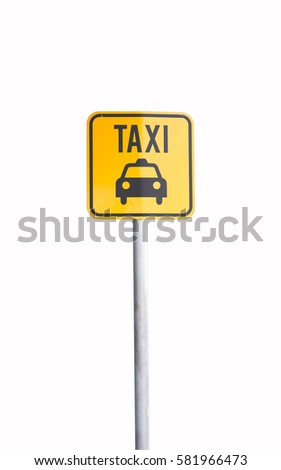 Signs taxi