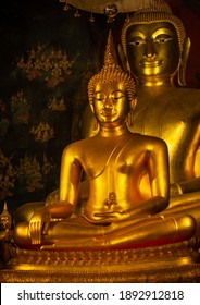 Sihing Buddha Image In Bangkok Thailand, Beautiful And Ancient In Sukhothai Kingdom.