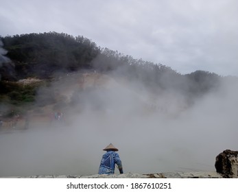 Sikidang Crater, Dieng Wonosobo, Central Java, Indonesia