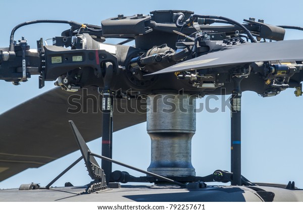 Sikorsky Uh60 Helicopter Rotor Head Stock Photo (Edit Now) 792257671