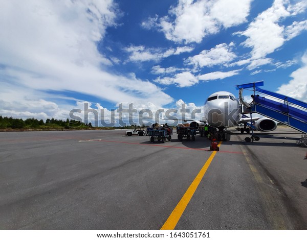 Silangit Dtb Airport North Sumatra Indonesia Stock Photo Edit Now