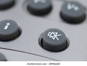 silent button of an remote control
