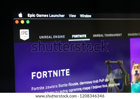 zory silesia poland october 21 2018 fortnite game installation on apple macbook - is fortnite free on macbook