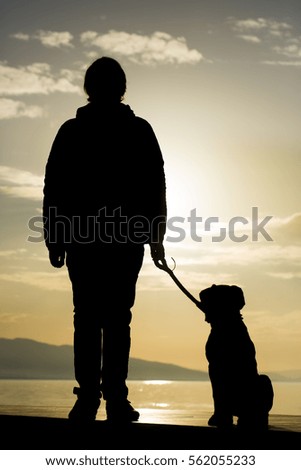 Similar – Image, Stock Photo Mr and G´scher Shadow