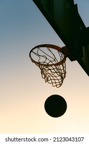 228 Orange Basketball Sunset Silhouette Images, Stock Photos & Vectors ...