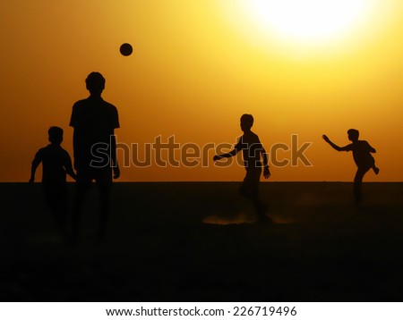 Similar – Image, Stock Photo defence Silhouette Sand