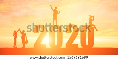 Image, Stock Photo four wins observantly