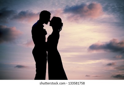 Silhouette couple