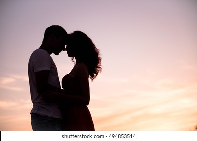 Silhouette Of A Couple