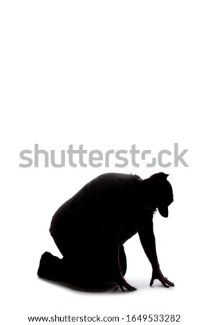 Similar – Image, Stock Photo loss Human being