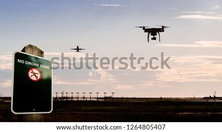Similar – Image, Stock Photo No drones no flying peril