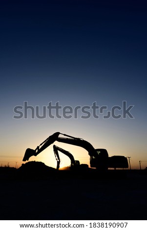 Similar – Dredging at dawn