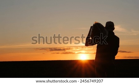 Similar – Foto Bild Hallig Gröde | Sonnenuntergang schauen