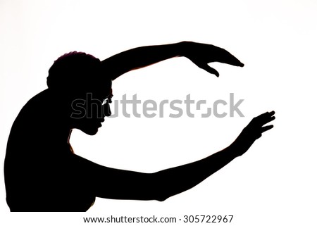 Similar – Close up front portrait of one young middle age athletic woman in sportswear in gym over dark background, standing in boxing stance with hands and fists, looking at camera