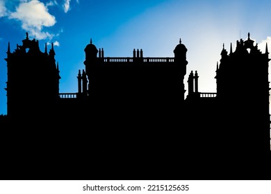 Silhouette Of A Gothic Manor