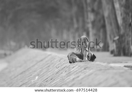 Similar – Image, Stock Photo Which way? Gummy bears