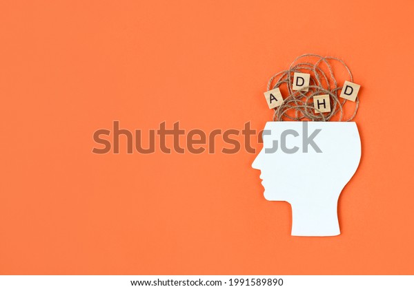 Silhouette Human Head Wooden Blocks Letters Stock Photo (Edit Now ...