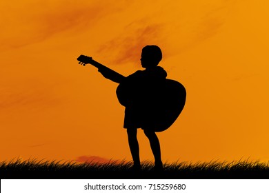 Download Guitar Sunset Images, Stock Photos & Vectors | Shutterstock