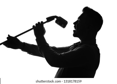 Jazz Singers Silhouette Images Stock Photos Vectors Shutterstock