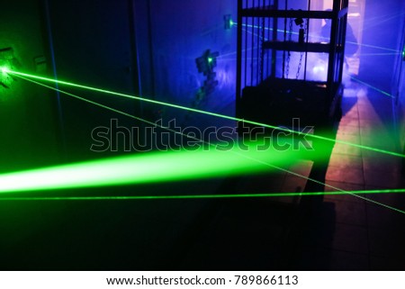 Similar – Person using a vacuum cleaner with bright light illuminated