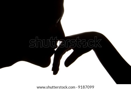 Similar – Image, Stock Photo please. Fingers Bathroom