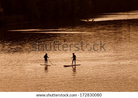 Similar – Foto Bild Sonnenuntergang in Florenz