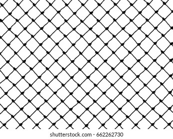 Silhouette Net Pattern Black And White