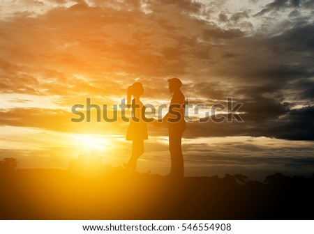 Similar – Foto Bild Zwei junge Frauen tanzen in der Sonne