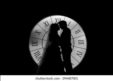 Silhouette Save Date Stock Photo 294487001 | Shutterstock
