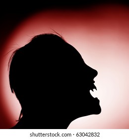 Silhouette Of Vampire