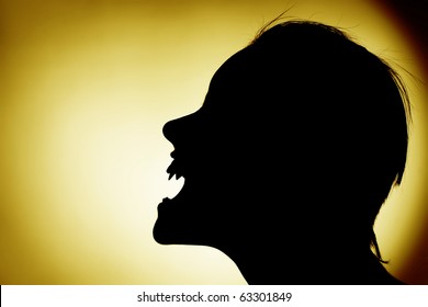 Silhouette Of Vampire