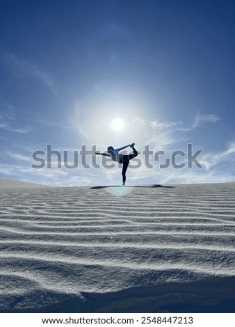 Image, Stock Photo SnowStand Snowfall