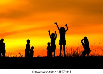 Children Playing Vector Illustration Stock Vector (Royalty Free ...