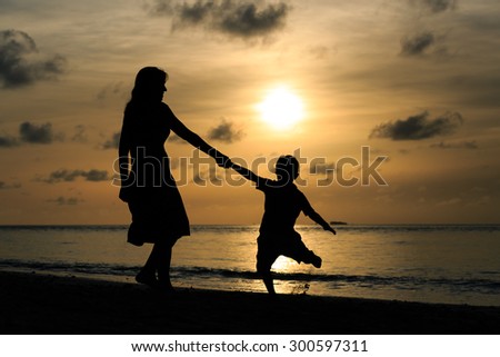 Similar – Image, Stock Photo Wanderlust. Child Girl