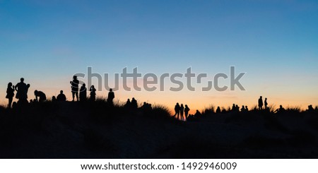 Similar – Spaziergang Meer Strand