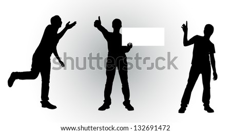 Silhouetts Person,Body Language Part 2