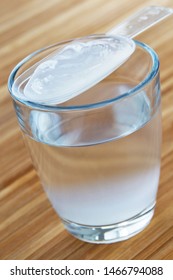 Silica Gel And Glass Of Water