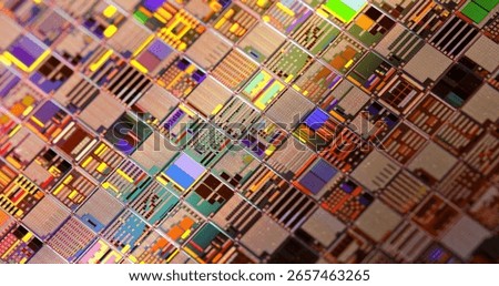 Silicon semiconductor wafer close-up. In electronics, a wafer also called a slice or substrate is a thin slice of semiconductor, a crystalline silicon, used for the fabrication of integrated circuits